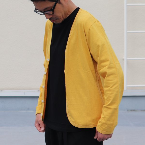 画像5: 【RE PRICE / 価格改定】ラフィー天竺パインピング長袖カーディガン【MADE IN JAPAN】『日本製』/ Upscape Audience