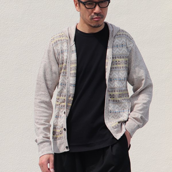 画像7: 【RE PRICE / 価格改定】ガーデンJQ フードVカーディガン【MADE IN JAPAN】『日本製』/ Upscape Audience