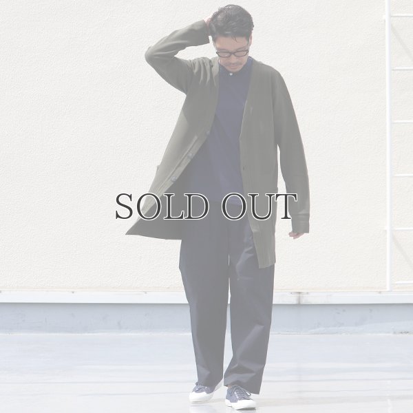 画像7: JPSダブルニット3Bロングカーディガン【MADE IN JAPAN】『日本製』/ Upscape Audience