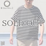 【RE PRICE/価格改定】Basque 10オンス ( バスク天竺 )無地＆ボーダービッグポケT【MADE IN JAPAN】『日本製』/ Upscape Audience