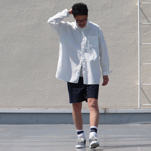 画像9:  6オンス オックスフォード ボタンダウン 長袖 ボクシーシャツ【MADE IN JAPAN】『日本製』/ Upscape Audience