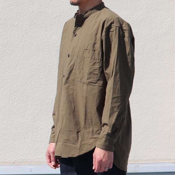 画像10: 馬布ヴィンテージフィニッシュバンドカラースリーピングシャツ【MADE IN JAPAN】『日本製』/ Upscape Audience