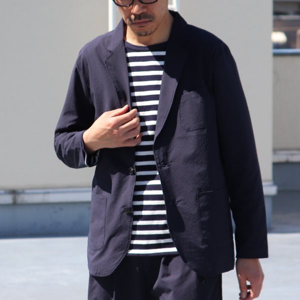 画像6: SOLOTEX（ソロテックス）DRY サッカーギンガム 2釦 サックジャケット【MADE IN JAPAN】『日本製』【送料無料】 / Upscape Audience