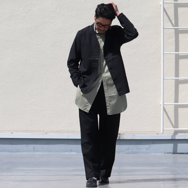 画像8: 綿麻ビンテージソフトキャンバス モックV/N カーデジャケット『日本製』/ Upscape Audience