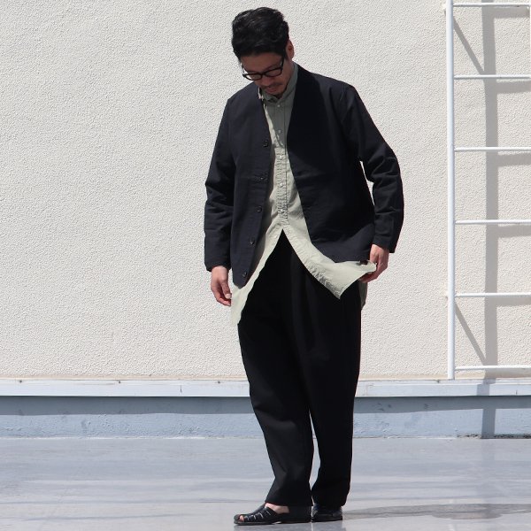 画像7: 綿麻ビンテージソフトキャンバス モックV/N カーデジャケット『日本製』/ Upscape Audience