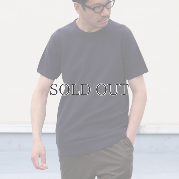 画像4: JPSダブルニットガゼットラグランクルーネック半袖カットソー【MADE IN JAPAN】『日本製』/ Upscape Audience