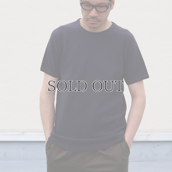 画像3: JPSダブルニットガゼットラグランクルーネック半袖カットソー【MADE IN JAPAN】『日本製』/ Upscape Audience