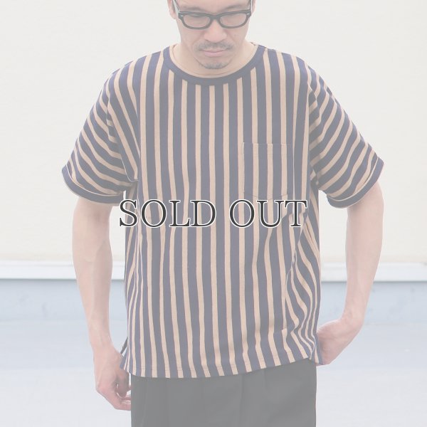 画像3: Basque 10オンス ( バスク天竺 )無地＆ボーダービッグポケT【MADE IN JAPAN】『日本製』/ Upscape Audience