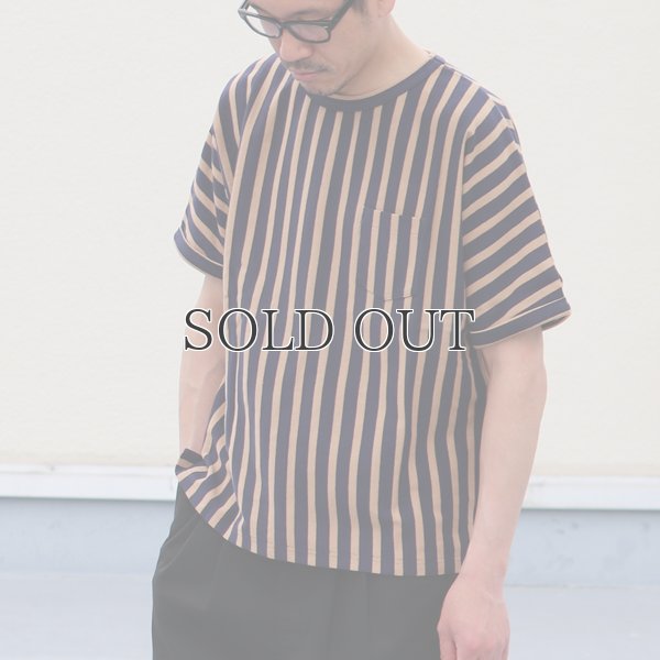 画像4: Basque 10オンス ( バスク天竺 )無地＆ボーダービッグポケT【MADE IN JAPAN】『日本製』/ Upscape Audience