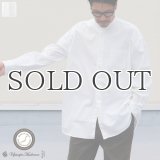 6オンス オックスフォード バンドカラー L/S ボクシーシャツ【MADE IN JAPAN】『日本製』/ Upscape Audience