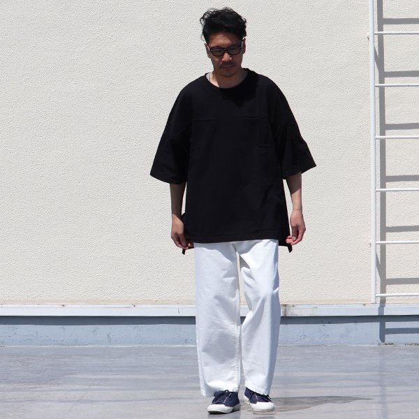 画像12: VORTEX 8オンス(MVS天竺)シームポケット ライン切り替え ハーフスリーブ ボクシーTee【MADE IN JAPAN】『日本製』/ Upscape Audience