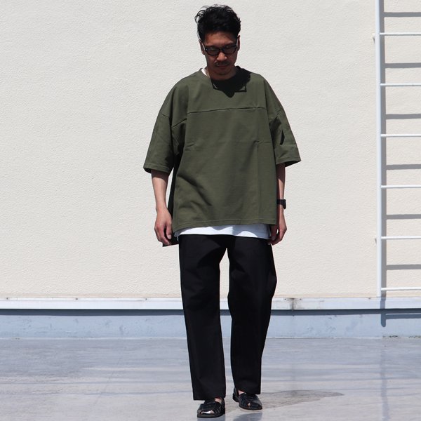 画像16: VORTEX 8オンス(MVS天竺)シームポケット ライン切り替え ハーフスリーブ ボクシーTee【MADE IN JAPAN】『日本製』/ Upscape Audience