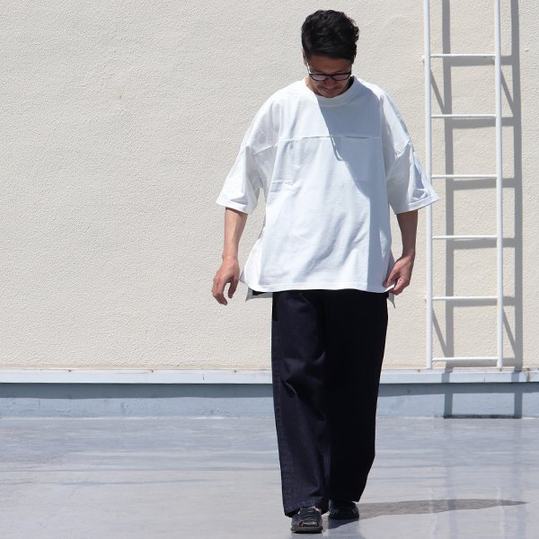 画像18: VORTEX 8オンス(MVS天竺)シームポケット ライン切り替え ハーフスリーブ ボクシーTee【MADE IN JAPAN】『日本製』/ Upscape Audience