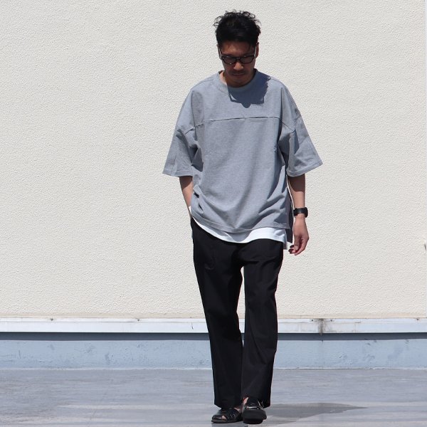 画像10: VORTEX 8オンス(MVS天竺)シームポケット ライン切り替え ハーフスリーブ ボクシーTee【MADE IN JAPAN】『日本製』/ Upscape Audience