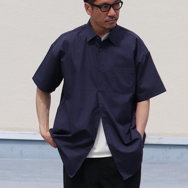 画像5: Nano-Wing®︎（ナノウィング）ブロード レギュラーカラー ボクシーAライン ハーフスリーブ【MADE IN JAPAN】『日本製』/ Upscape Audience