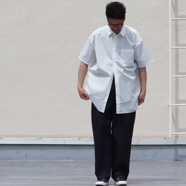 画像6: Nano-Wing®︎（ナノウィング）ブロード レギュラーカラー ボクシーAライン ハーフスリーブ【MADE IN JAPAN】『日本製』/ Upscape Audience