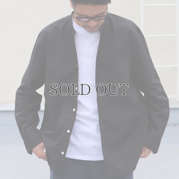 画像6: 【RE PRICE / 価格改定】タイプライターVネックバンドカラー L/S シャツ【MADE IN JAPAN】『日本製』/ Upscape Audience