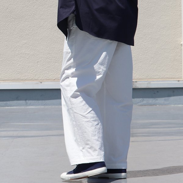 画像5: 馬布ヴィンテージフィニッシュ（ホースクロス） ベイカー ワイドパンツ【MADE IN JAPAN】『日本製』/ Upscape Audience