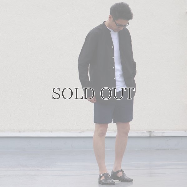 画像9: 【RE PRICE / 価格改定】タイプライターVネックバンドカラー L/S シャツ【MADE IN JAPAN】『日本製』/ Upscape Audience