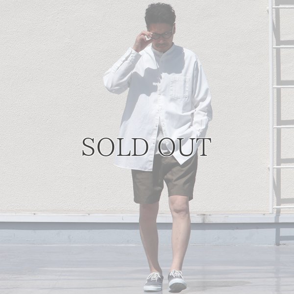 画像5: グリストーンW 綿ナイロン高密度ギャバ 2タックワイドショーツ【MADE IN JAPAN】『日本製』/ Upscape Audience