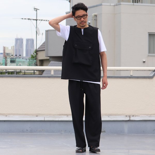 画像7: Reflax®(リフラクス)テック リネンライク CANAPA(カナパ)  ビッグポケットキーネックベスト【MADE IN JAPAN】『日本製』 / Upscape Audience