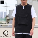 Reflax®(リフラクス)テック リネンライク CANAPA(カナパ)  ビッグポケットキーネックベスト【MADE IN JAPAN】『日本製』 / Upscape Audience