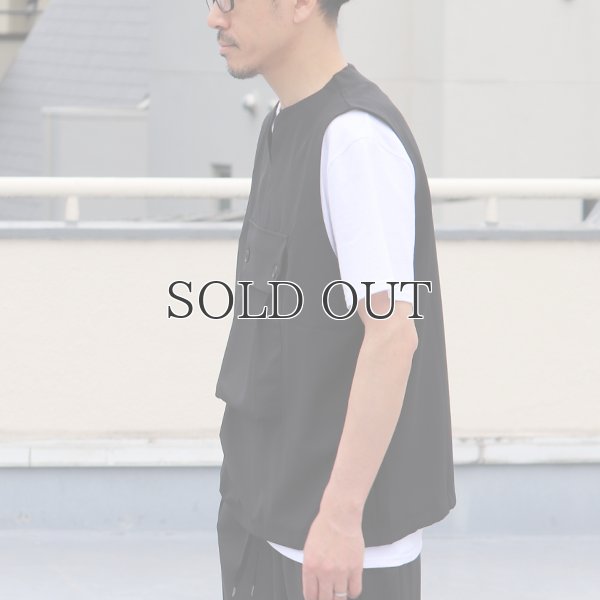 画像5: Reflax®(リフラクス)テック リネンライク CANAPA(カナパ)  ビッグポケットキーネックベスト【MADE IN JAPAN】『日本製』 / Upscape Audience