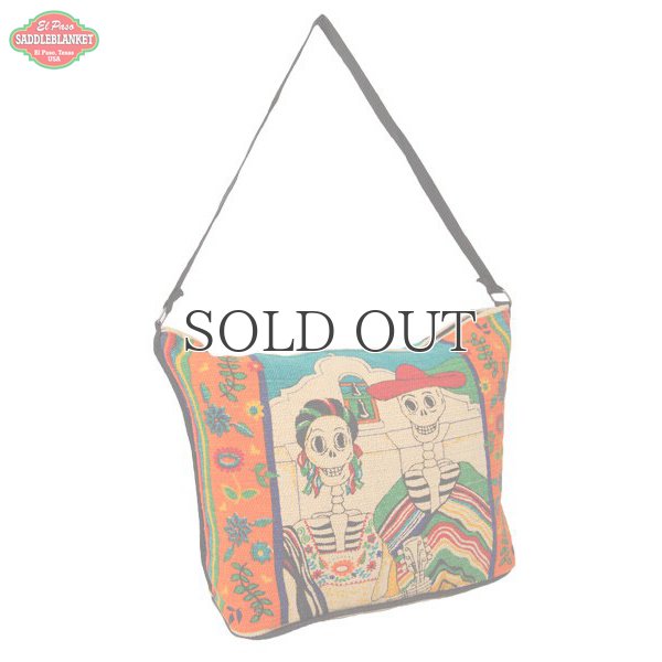 画像1: Day of the dead cotton stencil purses / El Paso SADDLEBLANKET【ご予約商品・7月上旬〜中旬入荷予定】