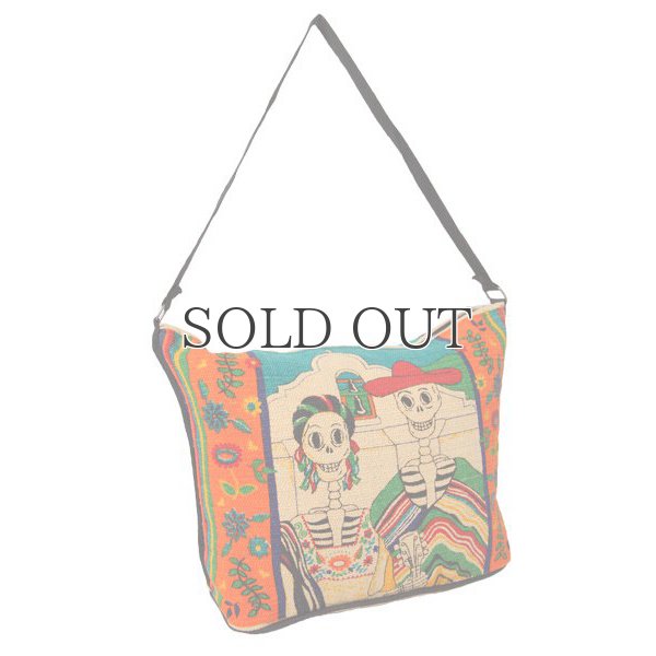 画像2: Day of the dead cotton stencil purses / El Paso SADDLEBLANKET【ご予約商品・7月上旬〜中旬入荷予定】