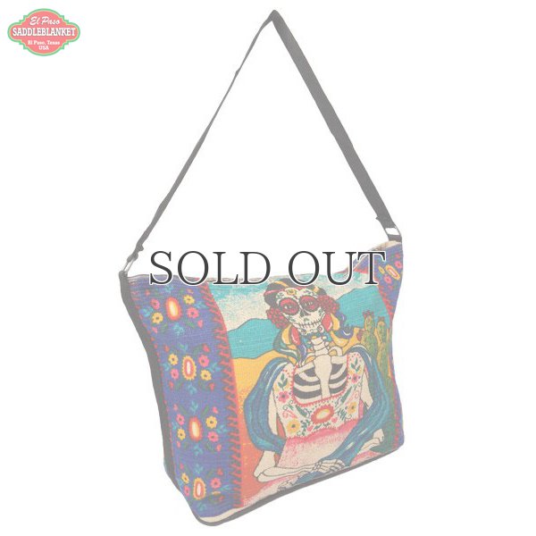 画像1: Day of the dead cotton stencil purses / El Paso SADDLEBLANKET【ご予約商品・7月上旬〜中旬入荷予定】