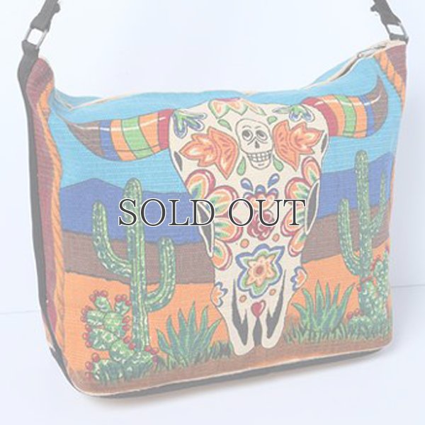 画像3: Day of the dead cotton stencil purses / El Paso SADDLEBLANKET【ご予約商品・7月上旬〜中旬入荷予定】