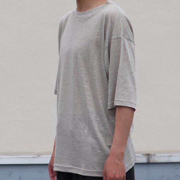 画像18: PREMIERE LINEN(プレミアリネン)天竺 クルーネック レギュラーTシャツ【MADE IN JAPAN】『日本製』 / Upscape Audience