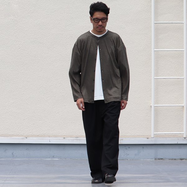 画像9: PREMIERE LINEN(プレミアリネン)天竺 クルーネックカーディガン【MADE IN JAPAN】『日本製』 / Upscape Audience