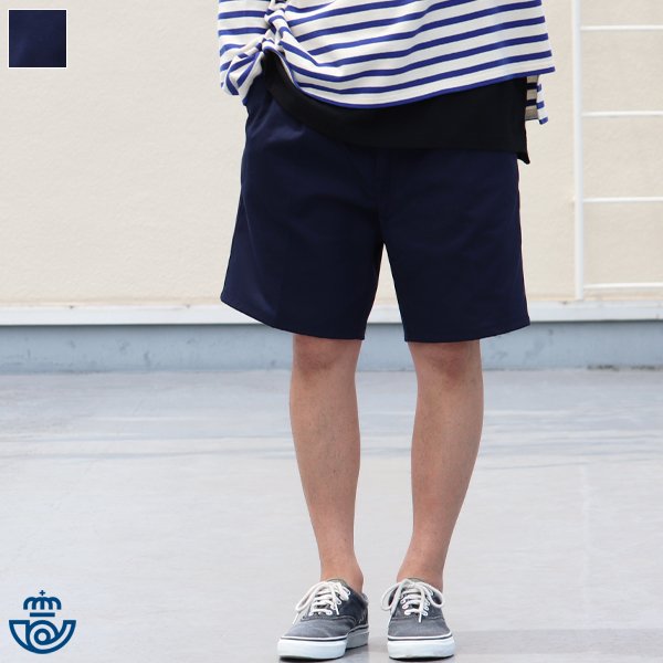 画像1: DEAD STOCK / SPAIN POSTAL SERVICE（CORREOS）”1TUCK SHORTS(スペイン郵政公社タックショーツ）/ デッドストック