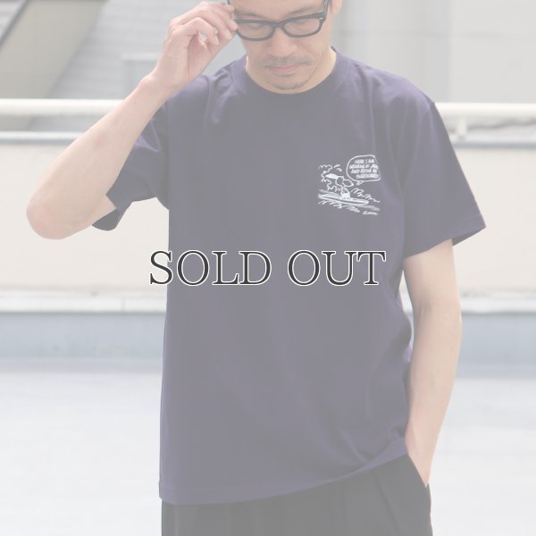 画像2: Old Snoopy "Schulz-Riding" 7.1oz米綿丸胴オールドプリントクルーネックT / Audience