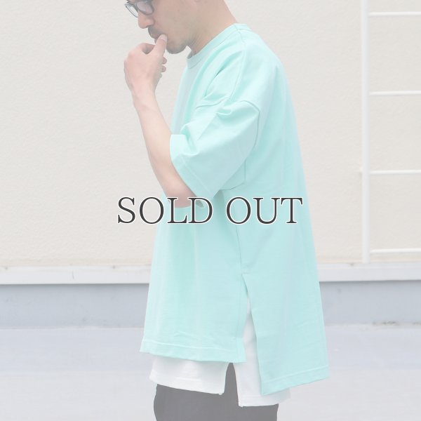 画像4: 米綿（USAコットン）10オンス アメリカンドライ天竺 サイドスリット BOX Aライン トレンドアーカイブカラーTシャツ【MADE IN JAPAN】『日本製』/ Upscape Audience