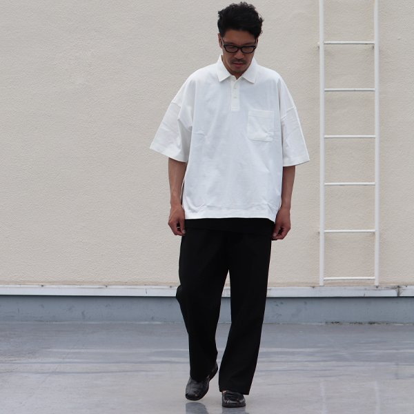 画像5: VORTEX 8オンス(MVS天竺) サイドスリット ボクシーAラインポロシャツ【MADE IN JAPAN】『日本製』/ Upscape Audience