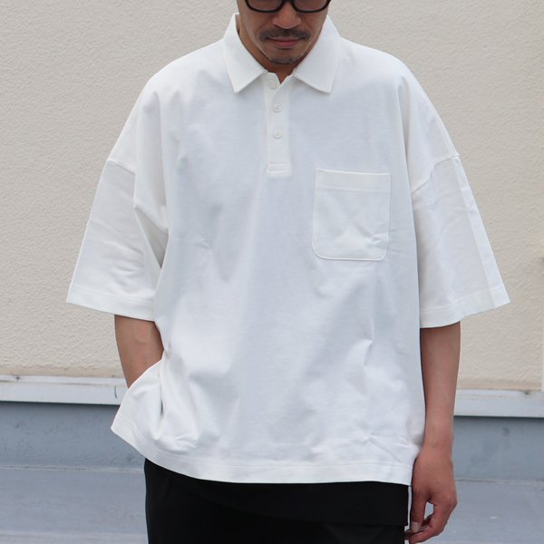 画像6: VORTEX 8オンス(MVS天竺) サイドスリット ボクシーAラインポロシャツ【MADE IN JAPAN】『日本製』/ Upscape Audience