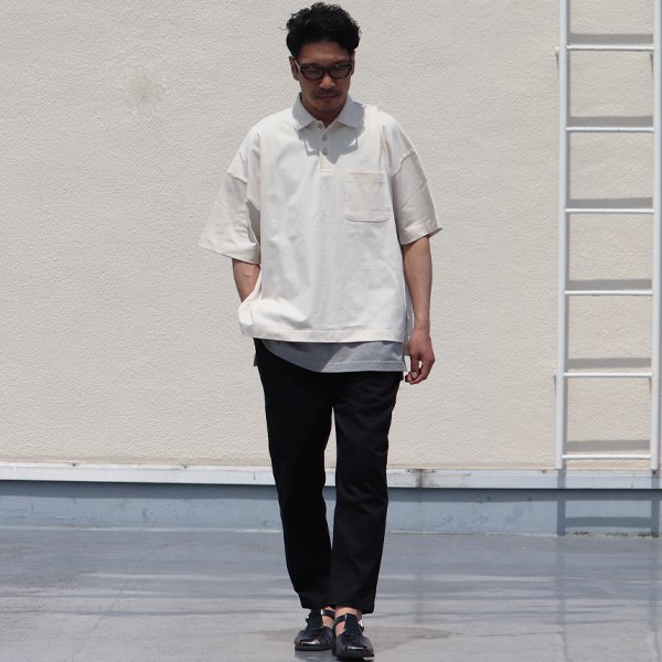 画像7: VORTEX 8オンス(MVS天竺) サイドスリット ボクシーAラインポロシャツ【MADE IN JAPAN】『日本製』/ Upscape Audience