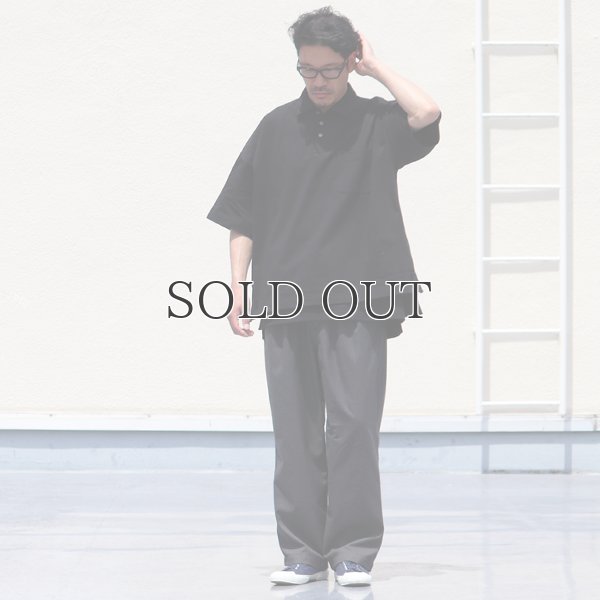 画像5: VORTEX 8オンス(MVS天竺) サイドスリット ボクシーAラインポロシャツ【MADE IN JAPAN】『日本製』/ Upscape Audience