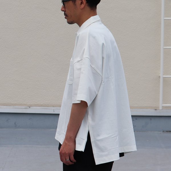 画像3: VORTEX 8オンス(MVS天竺) サイドスリット ボクシーAラインポロシャツ【MADE IN JAPAN】『日本製』/ Upscape Audience