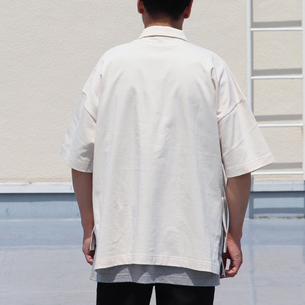 画像5: VORTEX 8オンス(MVS天竺) サイドスリット ボクシーAラインポロシャツ【MADE IN JAPAN】『日本製』/ Upscape Audience