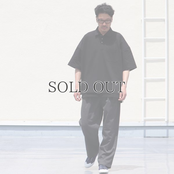 画像4: VORTEX 8オンス(MVS天竺) サイドスリット ボクシーAラインポロシャツ【MADE IN JAPAN】『日本製』/ Upscape Audience