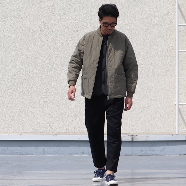 画像11: Teflon（テフロン）耐水撥水コットンタッチ ナイロンウェーブキルト MA-1ブルゾン【MADE IN JAPAN】『日本製』【送料無料】 / Upscape Audience