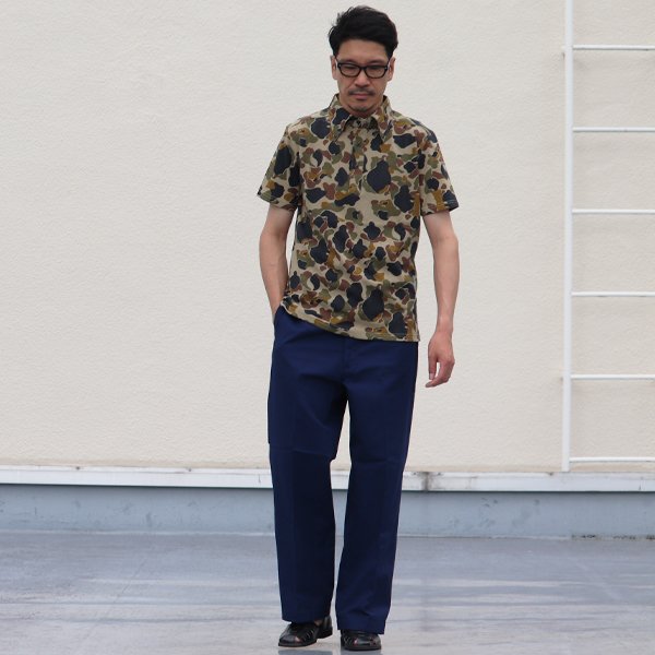画像6: 【RE PRICE / 価格改定】ダックカモプリント天竺ボタンダウンカラーポロシャツ【MADE IN JAPAN】『日本製』/ Upscape Audience