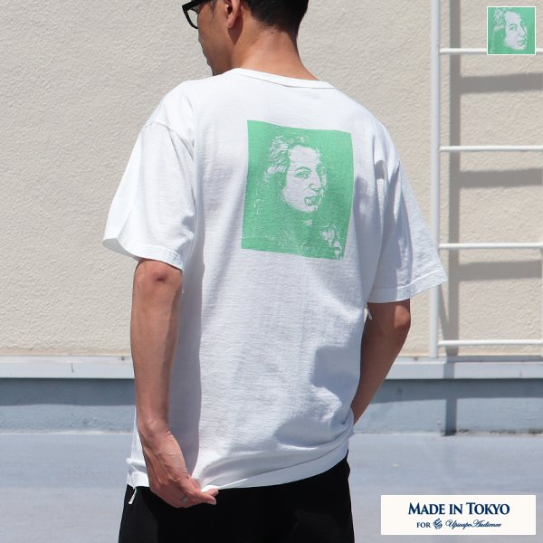 画像1: 16/1吊編天竺 C/N Wolfgang Colorプリント S/S Tee【MADE IN TOKYO】『東京製』/ Upscape Audience