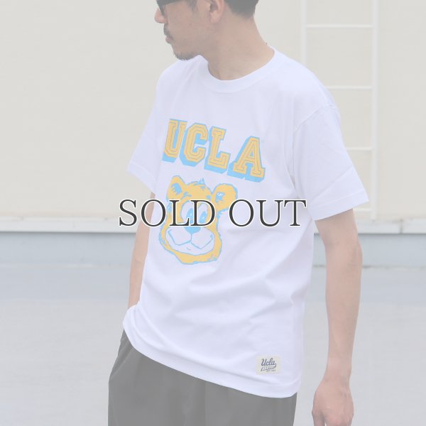 画像3: 6.2oz丸胴UCLA"BEAR"オールドプリントTEE / Audience