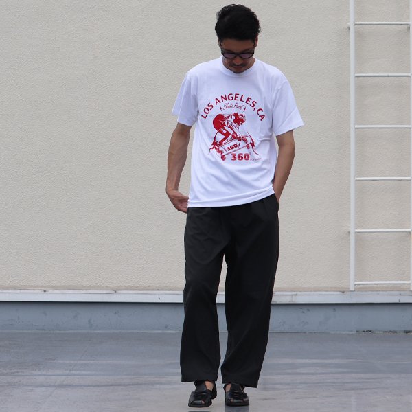 画像6: 【RE PRICE / 価格改定】360°SPORTS WEAR(スリーシックスティスポーツウェア) "LA" 6oz米綿丸胴S/S Tee/ Audience