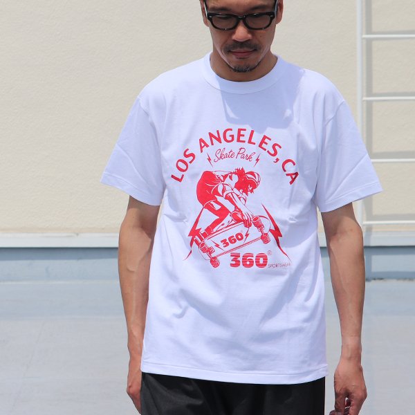 画像5: 【RE PRICE / 価格改定】360°SPORTS WEAR(スリーシックスティスポーツウェア) "LA" 6oz米綿丸胴S/S Tee/ Audience
