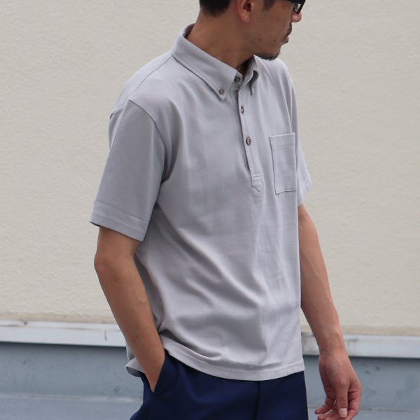画像6: ドライファーストコットン鹿の子ボタンダウン グラスポケ付ポロ【MADE IN JAPAN】『日本製』 / Upscape Audience